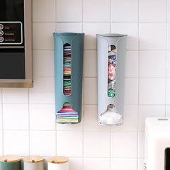 Wall-Mounted Plastic Bag Holder & Organizer