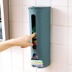 Wall-Mounted Plastic Bag Holder & Organizer