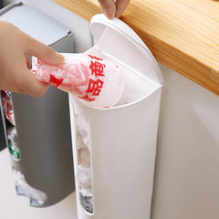 Wall-Mounted Plastic Bag Holder & Organizer