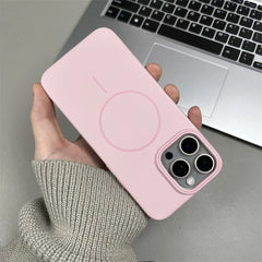 Ultrathin For Magsafe Matte Case for iPhone 17 Air 16 15 Pro 14 Plus 13 12 Mini 11 Pro X XR XS Max 17Pro Wireless Charge Cover