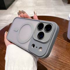 Matte Translucent Magnetic Case For iPhone 17 16 Plus Pro Max For Magsafe Camera Protection Case Bumper
