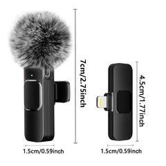 Wireless Lavalier Mic for iPhone & Android