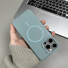 Ultrathin For Magsafe Matte Case for iPhone 17 Air 16 15 Pro 14 Plus 13 12 Mini 11 Pro X XR XS Max 17Pro Wireless Charge Cover