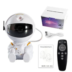 Galaxy Star Astronaut LED Projector Night Light