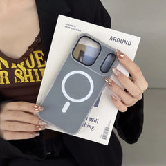 Luxury Candy Matte for Magsafe Case for iPhone 17 Air 16 Pro Max 17Pro Magnetic Clear 2 IN 1 Cover