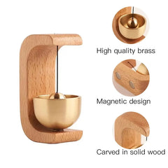 Magnetic Wooden Wind Bell Ornament