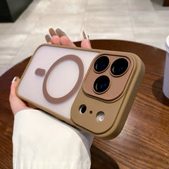 Matte Translucent Magnetic Case For iPhone 17 16 Plus Pro Max For Magsafe Camera Protection Case Bumper