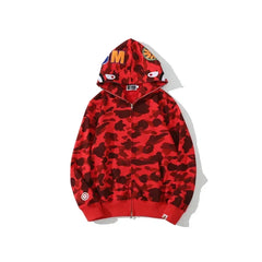 Shark Camo Cotton Hoodie