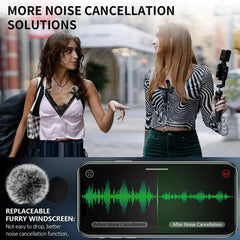 Wireless Lavalier Mic for iPhone & Android