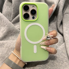 Luxury Candy Matte for Magsafe Case for iPhone 17 Air 16 Pro Max 17Pro Magnetic Clear 2 IN 1 Cover
