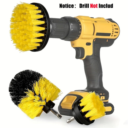 3pcs Drill Brush Attachment Set for Cleaning