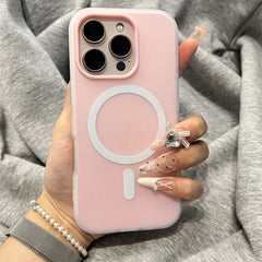 Luxury Candy Matte for Magsafe Case for iPhone 17 Air 16 Pro Max 17Pro Magnetic Clear 2 IN 1 Cover