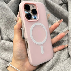 Luxury Candy Matte for Magsafe Case for iPhone 17 Air 16 Pro Max 17Pro Magnetic Clear 2 IN 1 Cover