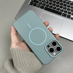 Ultrathin For Magsafe Matte Case for iPhone 17 Air 16 15 Pro 14 Plus 13 12 Mini 11 Pro X XR XS Max 17Pro Wireless Charge Cover