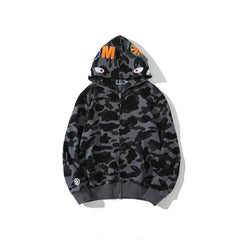 Shark Camo Cotton Hoodie
