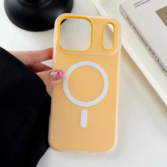 Luxury Candy Matte for Magsafe Case for iPhone 17 Air 16 Pro Max 17Pro Magnetic Clear 2 IN 1 Cover