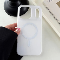 Luxury Candy Matte for Magsafe Case for iPhone 17 Air 16 Pro Max 17Pro Magnetic Clear 2 IN 1 Cover