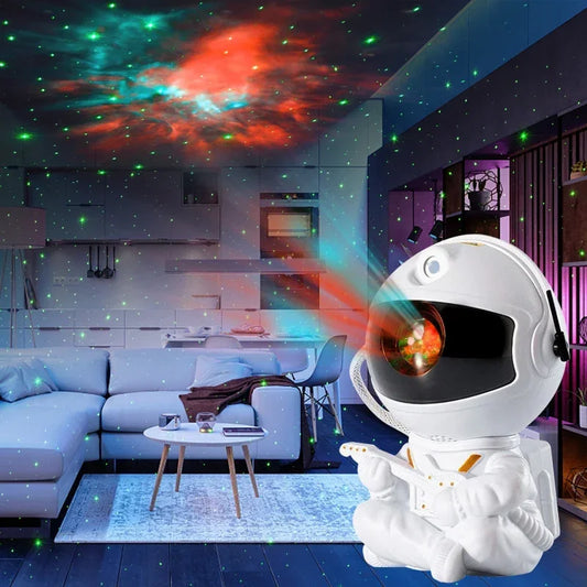 Galaxy Star Astronaut LED Projector Night Light