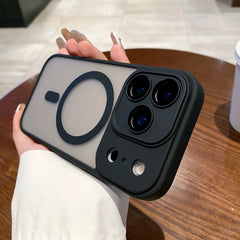 Matte Translucent Magnetic Case For iPhone 17 16 Plus Pro Max For Magsafe Camera Protection Case Bumper