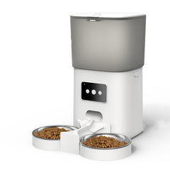 Automatic Pet Feeder 6-liter WiFi Version Smart Adjustable Dual Tray